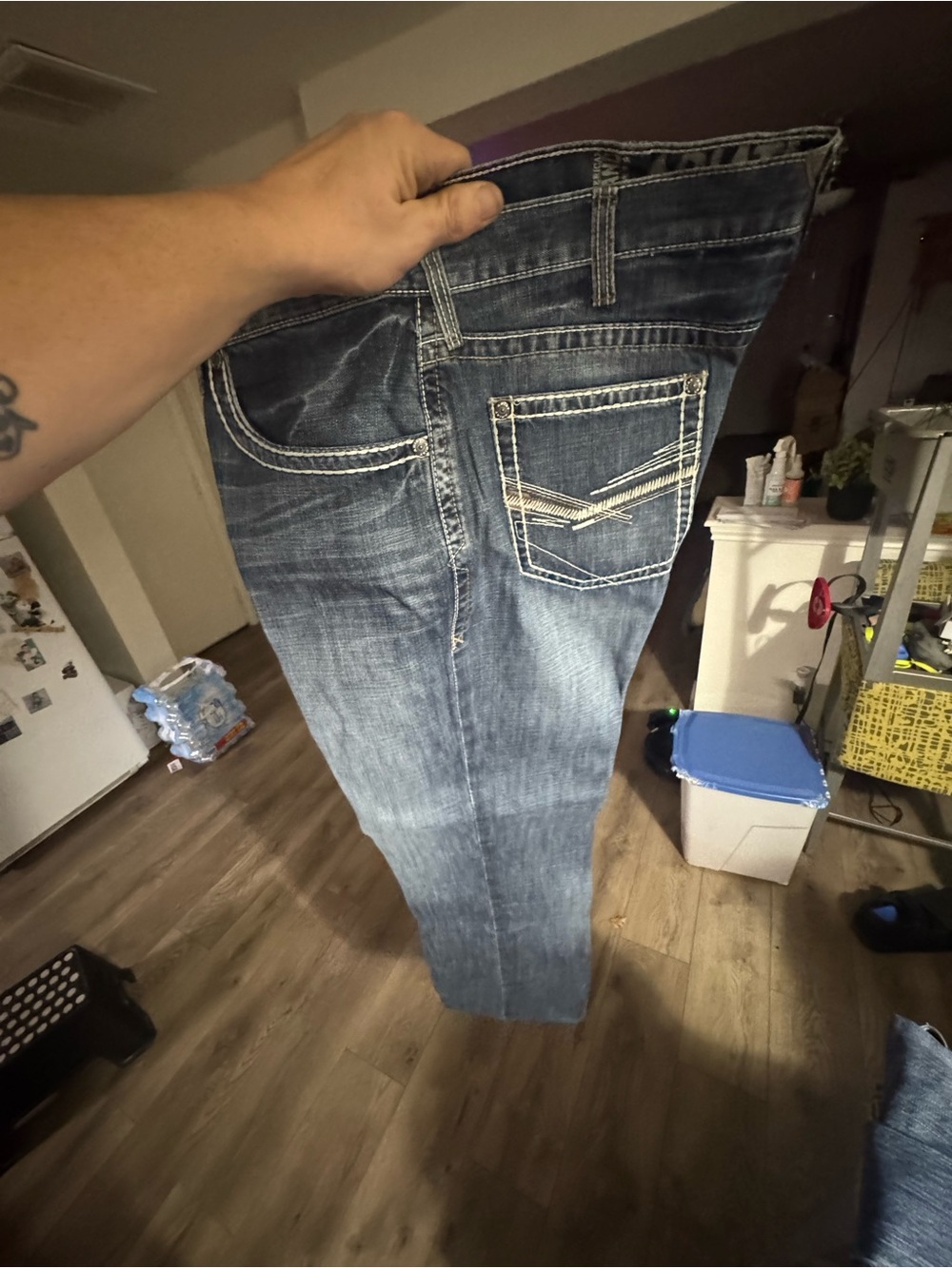 Ariat Indigo Washed Slim Straight Men's Jeans